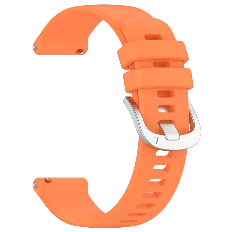 Compatible with Garmin vivoactive 5 / Active 5 20mm Silicone Watch Band(Orange)