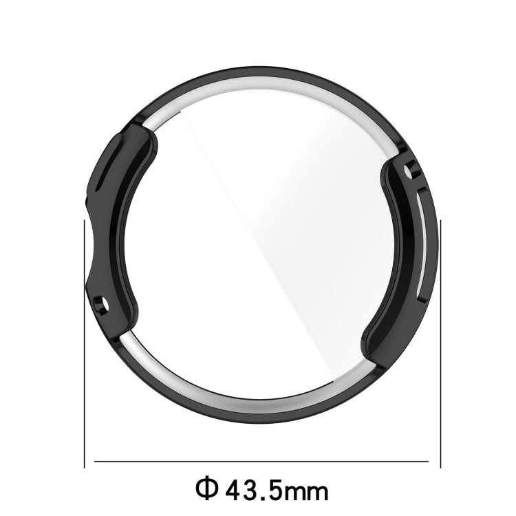For Google Pixel Watch 2 Full Coverage TPU Electroplated Watch Protective Case(Silver)