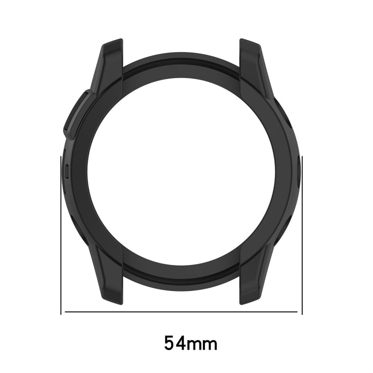For Garmin Tactix 7 Amoled Armor Hollow TPU Watch Protective Case(Black)