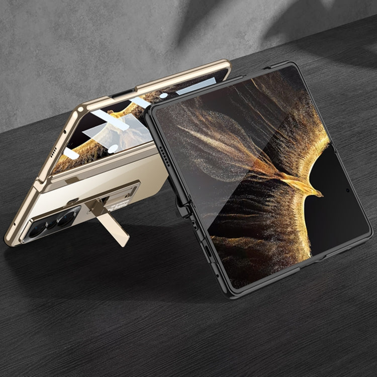 For Honor Magic VS GKK Integrated Magnetic Fold Hinge Shockproof Phone Case(Gold)