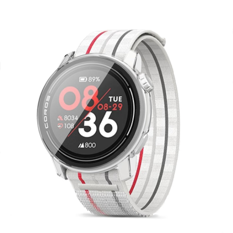 For COROS Pace 3 PC + Tempered Film Integrated Watch Protective Case(Transparent) - Watch Case by PMC TechLife | Online Shopping South Africa | PMC TechLife