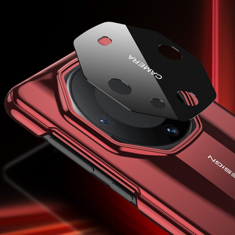 For Huawei Mate 60 GKK Leather Supercar Shockproof Phone Case(Red)