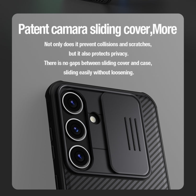 For Samsung Galaxy S24+ 5G NILLKIN Black Mirror Pro Series Camshield PC Phone Case(Black)