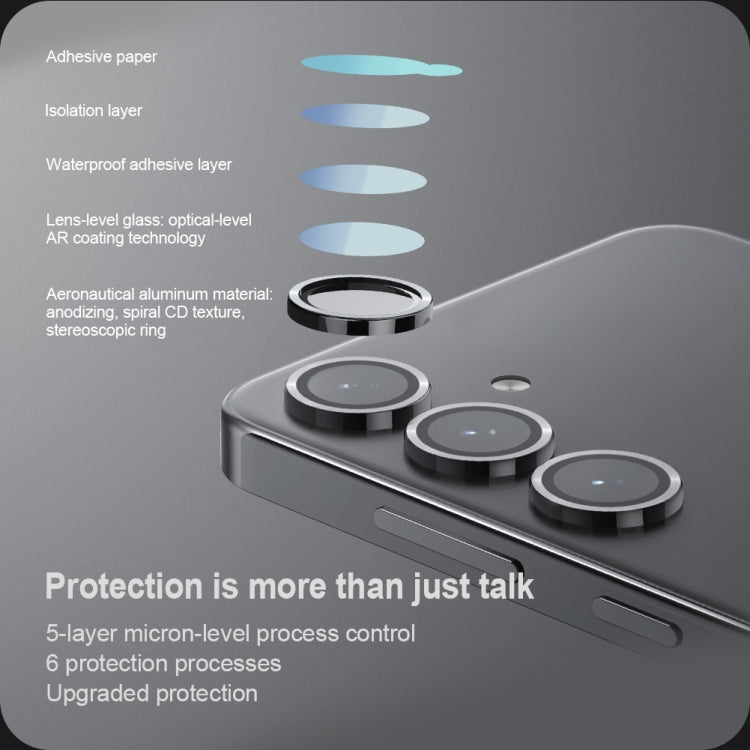 For Samsung Galaxy S24+ 5G NILLKIN Color Mirror Series Lens Film - For Samsung by NILLKIN | Online Shopping South Africa | PMC Jewellery | Buy Now Pay Later Mobicred