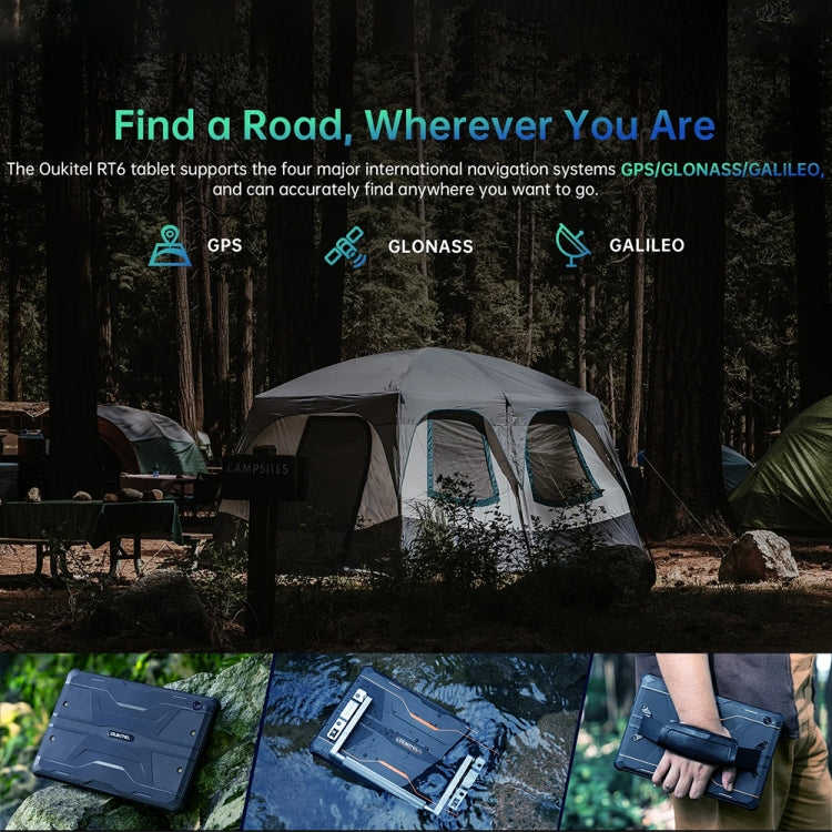 OUKITEL RT6 4G Network IP68/IP69K Rugged Tablet, 8GB+256GB, 10.1 inch Android 13 MediaTek MT8788 Octa Core Support Dual SIM, EU Plug(Orange) - free shipping - PMC TechLife - Order now!