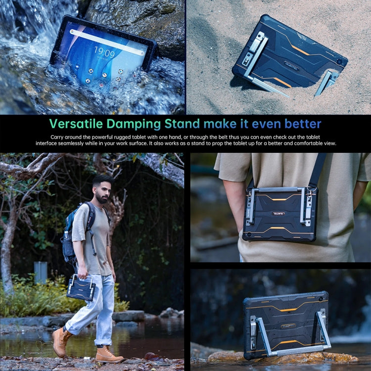 OUKITEL RT6 4G Network IP68/IP69K Rugged Tablet, 8GB+256GB, 10.1 inch Android 13 MediaTek MT8788 Octa Core Support Dual SIM, EU Plug(Orange)