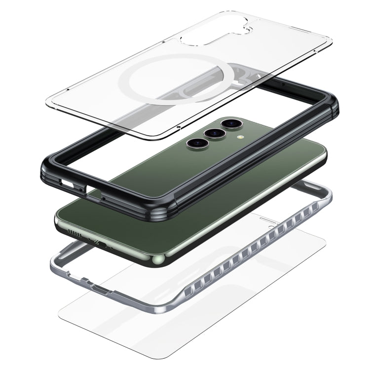 For Samsung Galaxy S23 FE 5G RedPepper Life Waterproof MagSafe Phone Case(Black) - Galaxy S23 FE 5G Cases by RedPepper | Online Shopping South Africa | PMC Jewellery | Buy Now Pay Later Mobicred