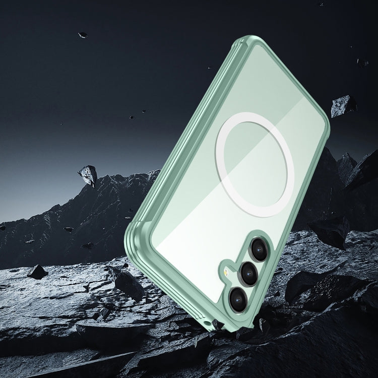 For Samsung Galaxy S23 FE 5G RedPepper Life Waterproof MagSafe Phone Case(Green) - free shipping - PMC Jewellery - Order now!