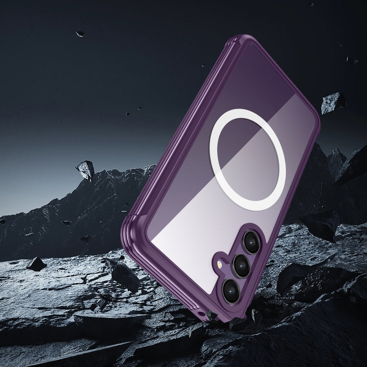 For Samsung Galaxy S23 FE 5G RedPepper Life Waterproof MagSafe Phone Case(Purple) - Galaxy S23 FE 5G Cases by RedPepper | Online Shopping South Africa | PMC Jewellery | Buy Now Pay Later Mobicred