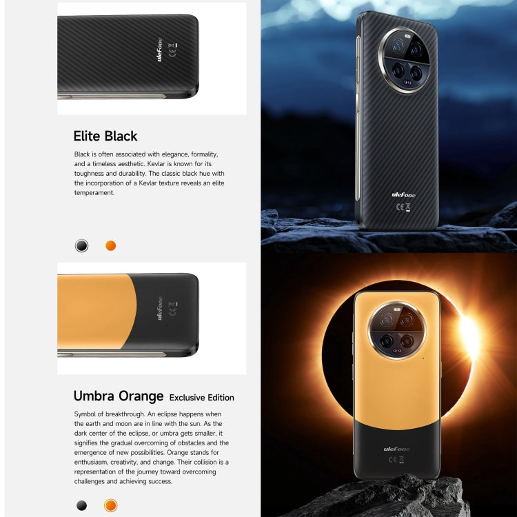Ulefone Armor 23 Ultra Rugged Phone, 12GB+512GB, 6.78 inch Android 13 MediaTek Dimensity 8020 Octa Core up to 2.6GHz, Network: 5G, NFC, OTG, Satellite Messaging(Elite Black) - free shipping - PMC Jewellery - Order now!