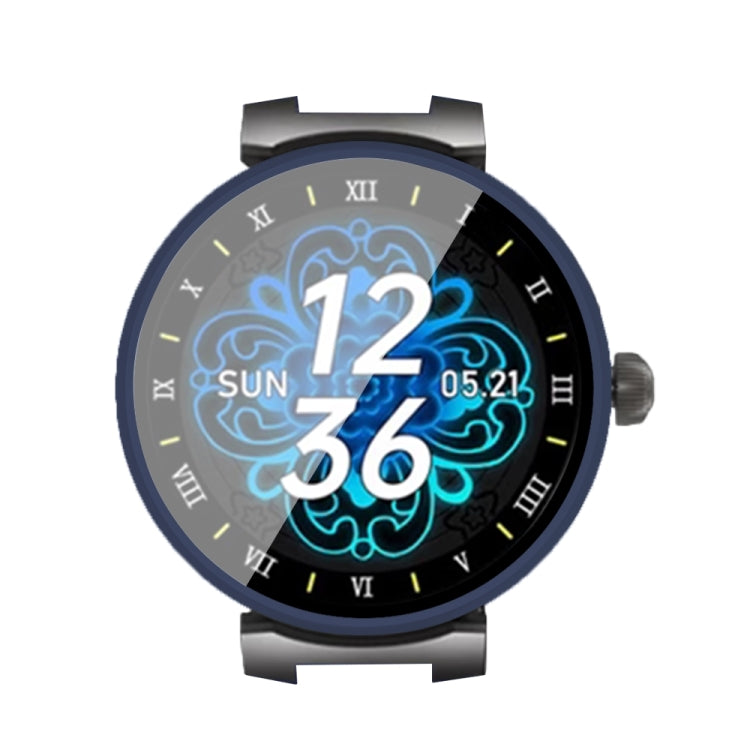 For Aigo GTV2 PC + Tempered Film Integrated Watch Protective Case(Midnight Blue) - Watch Case by PMC TechLife | Online Shopping South Africa | PMC TechLife