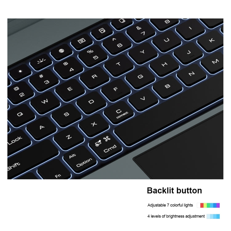 For iPad Pro 12.9 2020/2021/2022 Nillkin Backlit Version Bumper Link Keyboard Case - free shipping - PMC Jewellery - Order now!