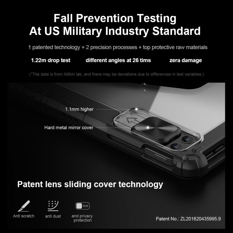 For iPad Pro 12.9 2020/2021/2022 Nillkin Backlit Version Bumper Link Keyboard Case - free shipping - PMC Jewellery - Order now!