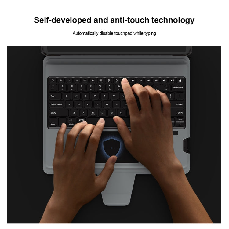 For iPad Pro 12.9 2020/2021/2022 Nillkin Backlit Version Bumper Link Keyboard Case - free shipping - PMC Jewellery - Order now!
