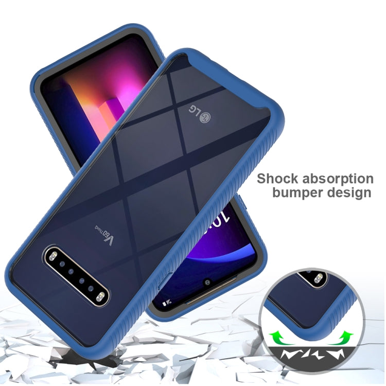 For LG V60 ThinQ Starry Sky Solid Color Series Shockproof PC + TPU Protective Case (Baby Blue) - LG Cases by PMC Jewellery | Online Shopping South Africa | PMC Jewellery | Buy Now Pay Later Mobicred