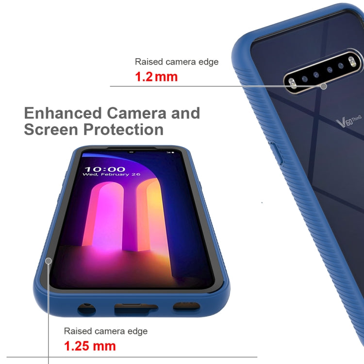 For LG V60 ThinQ Starry Sky Solid Color Series Shockproof PC + TPU Protective Case (Baby Blue) - LG Cases by PMC Jewellery | Online Shopping South Africa | PMC Jewellery | Buy Now Pay Later Mobicred