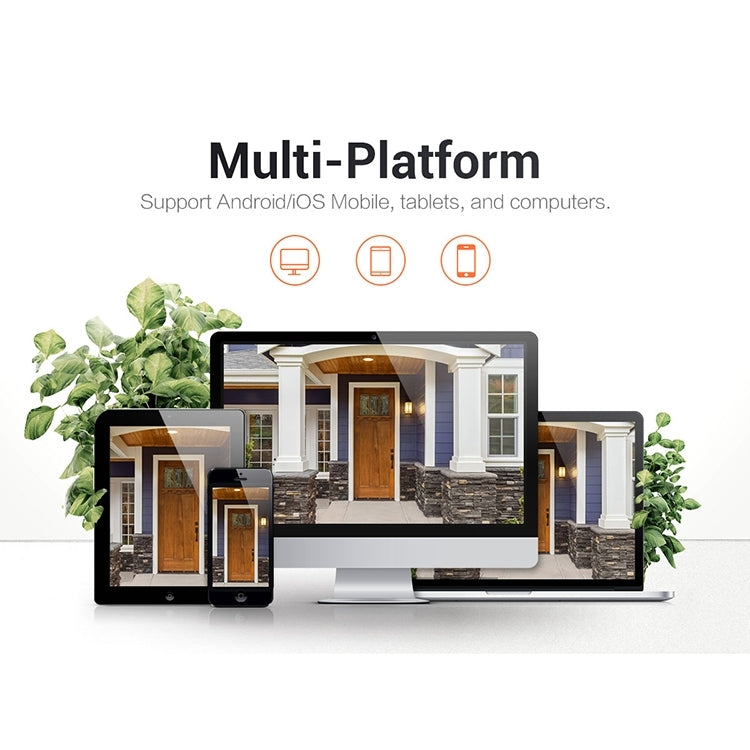 ESCAM QF518 5MP Smart WiFi IP Camera, Support AI Humanoid Detection / Auto Tracking / Dual Light Night Vision / Cloud Storage / Two Way Audio / TF Card, Plug:EU Plug(White) - free shipping - PMC Jewellery - Order now!