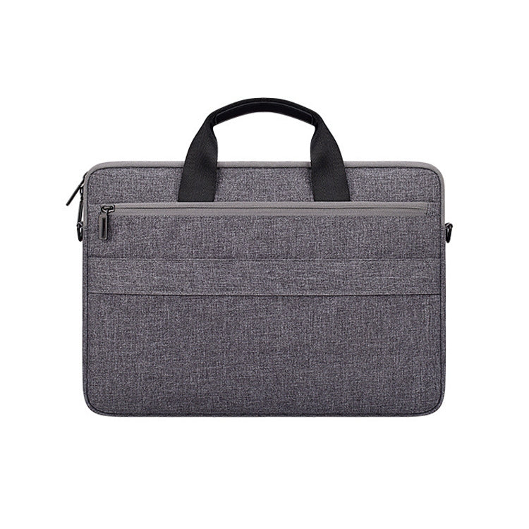 ST08 Handheld Briefcase Carrying Storage Bag without Shoulder Strap for 13.3 inch Laptop(Grey)
