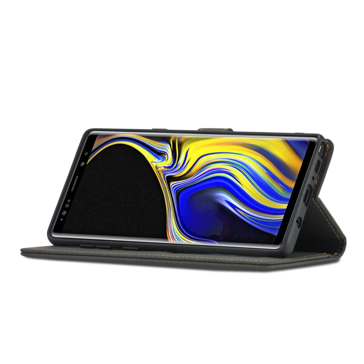 For Samsung Galaxy Note 9 Forwenw F1 Series Matte Strong Magnetism Horizontal Flip Leather Case with Holder & Card Slots & Wallet & Photo Frame(Black) - Galaxy Phone Cases by Forwenw | Online Shopping South Africa | PMC Jewellery | Buy Now Pay Later Mobicred