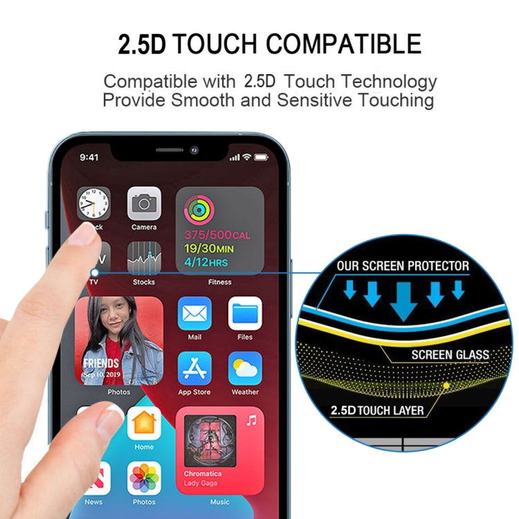 For iPhone 12 Pro Max Full Glue Full Screen Tempered Glass Film