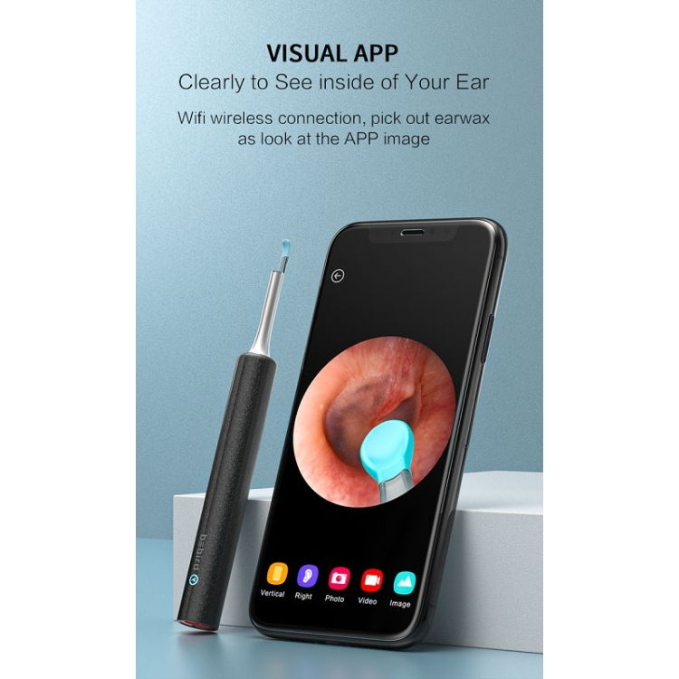 Bebird C3 Pro 2.4G 3.5mm Wireless Wifi High-definition Visual Ear Spoon 3 Million Pixels Out Ear Visual Ear Spoon(Pink) - free shipping - PMC Jewellery - Order now!