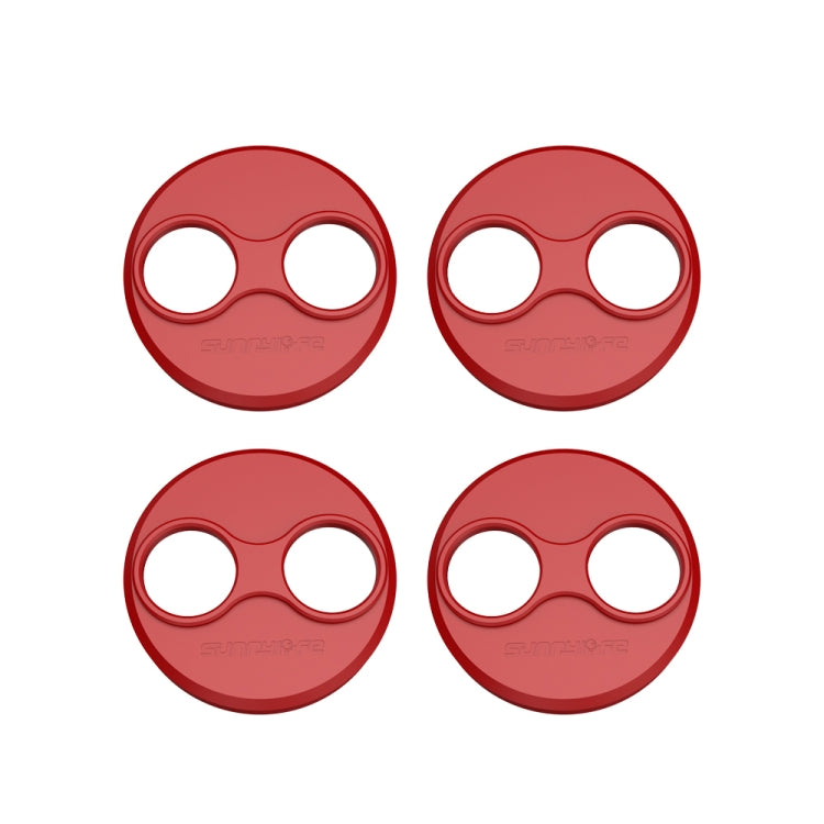 Sunnylife Dust-proof Water-resistant Aluminum Alloy Motor Cover for DJI Mini 3 Pro/Mavic Mini/Mini SE(Red)