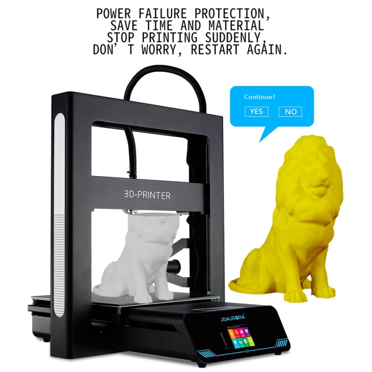 JGAURORA A5S Desktop High Precision Metal Plate Frame Three-Dimensional Physical 3D Printer
