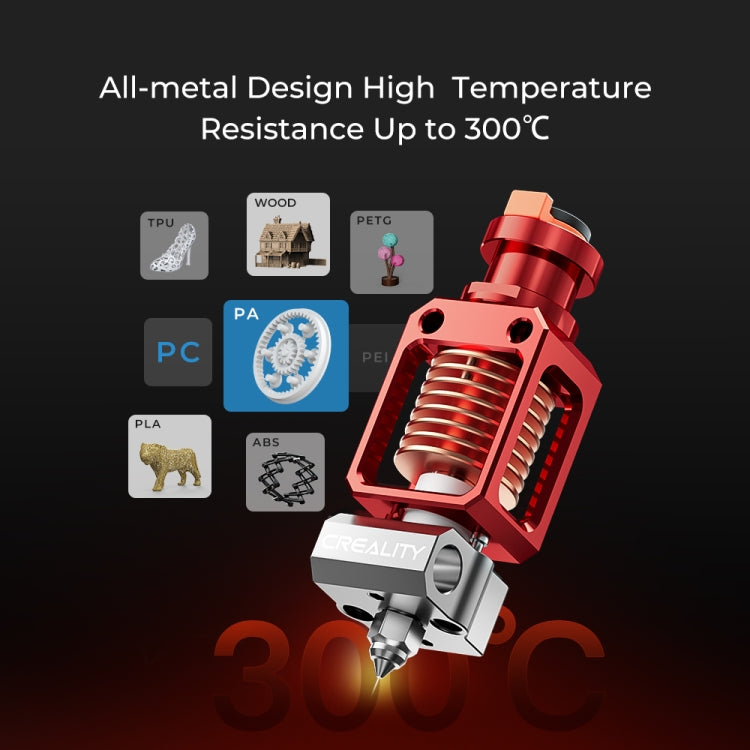 CREALITY 3D Printer Part Spider High Temperature and High Flow Hotend Pro(Red) - free shipping - PMC Jewellery - Order now!