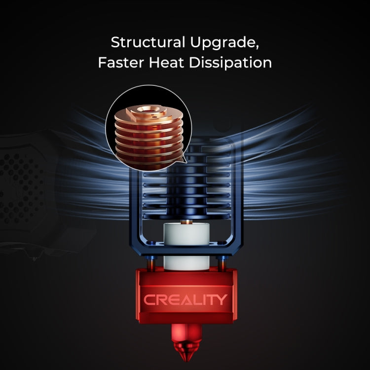 CREALITY 3D Printer Part Spider High Temperature and High Flow Hotend Pro(Red) - free shipping - PMC Jewellery - Order now!