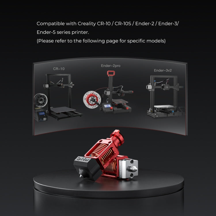 CREALITY 3D Printer Part Spider High Temperature and High Flow Hotend Pro(Red) - free shipping - PMC Jewellery - Order now!