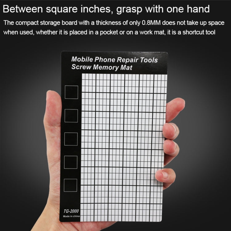 Universal Magnetic Screws Mat for Phone Repair, Size: 14.5x9cm