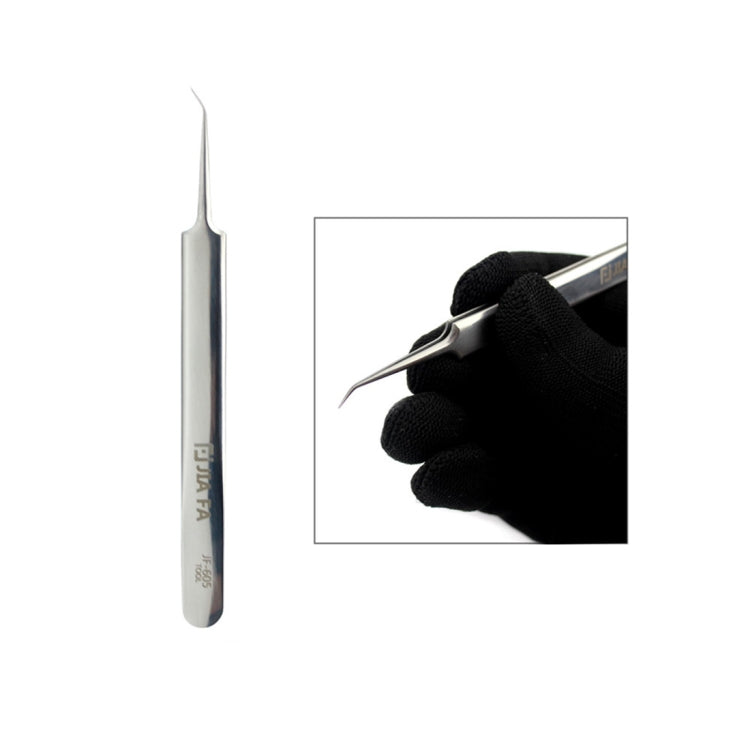 JIAFA JF-605 Stainless Steel Curved Tip Tweezers - Tweezers by JIAFA | Online Shopping South Africa | PMC TechLife