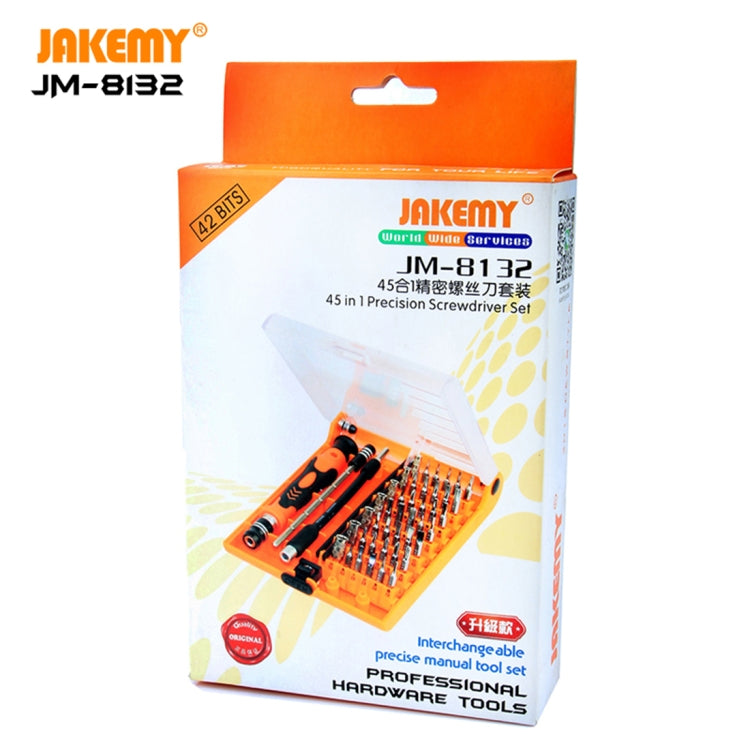 JAKEMY JM-8132 45 in 1 Precision Screwdriver Tool Set - free shipping - PMC Jewellery - Order now!