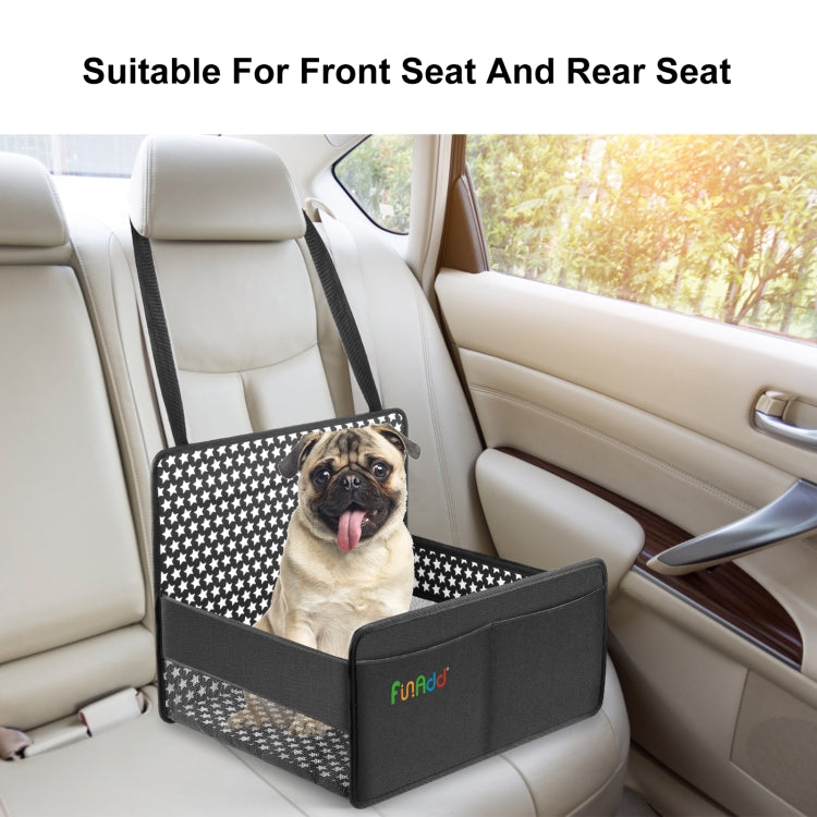 FunAdd Breathable and Foldable Pet Dog Car Basket Anti-dirty Waterproof Pad (Black) - Pet Storages & Bags by FunAdd | Online Shopping South Africa | PMC Jewellery | Buy Now Pay Later Mobicred