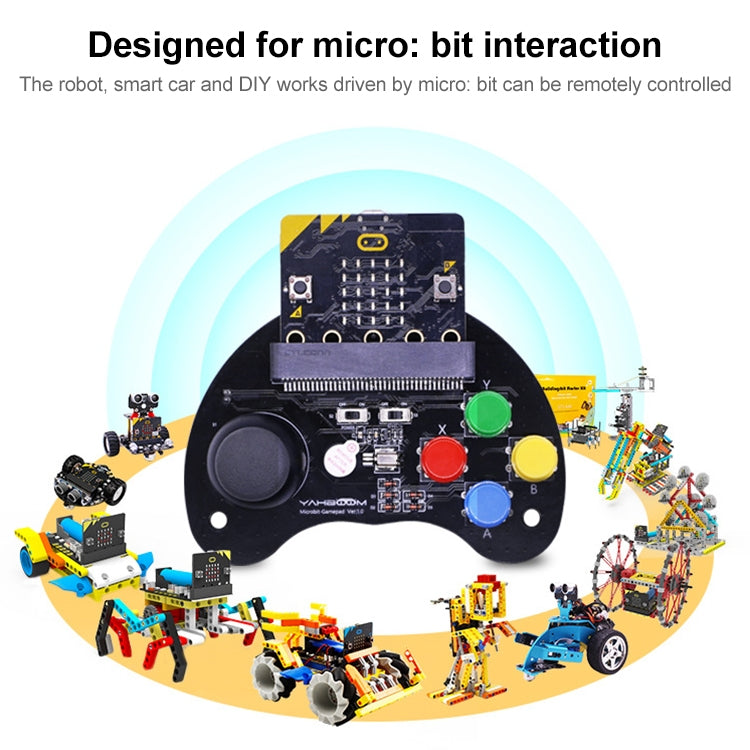 Yahboom Microbit Basic Game Handle Board, Compatible with Micro:bit V2/1.5 Board, without Micro:bit V2/1.5 Board - free shipping - PMC Jewellery - Order now!