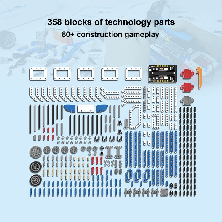 Yahboom 16 in 1 Building:bit Super Kit Programmable Building Block Kit Compatible with BBC Micro:bit V1.5/ V2 Board, without micro:bit - free shipping - PMC Jewellery - Order now!