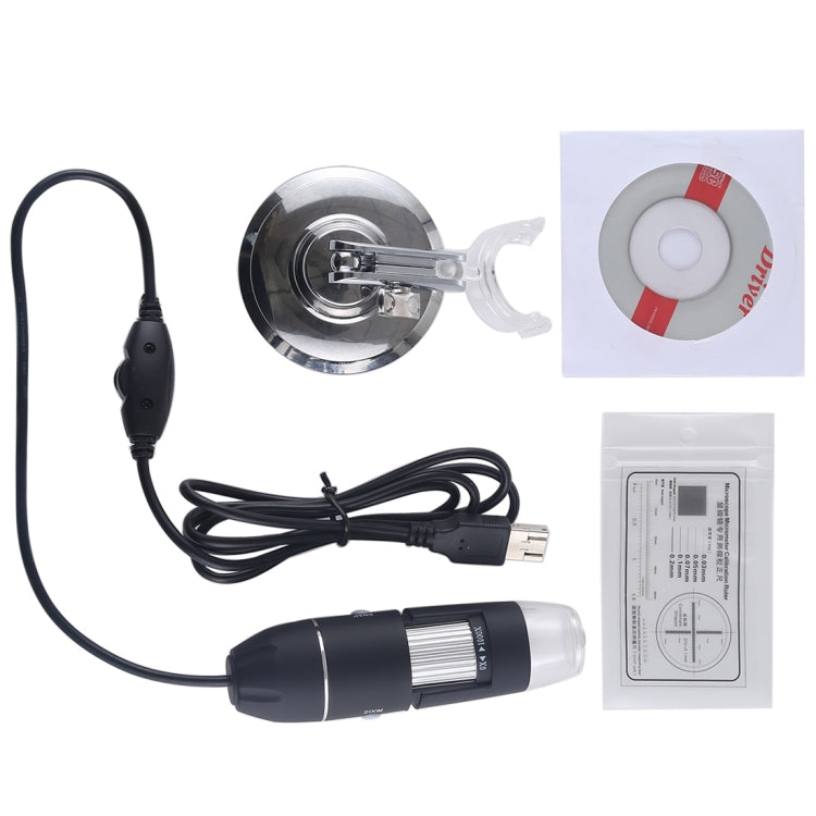 USB Magnifier HD 0.3MP Image Sensor 2560x1920P USB Digital Microscope with 8 LED & Professional Stand - free shipping - PMC Jewellery - Order now!