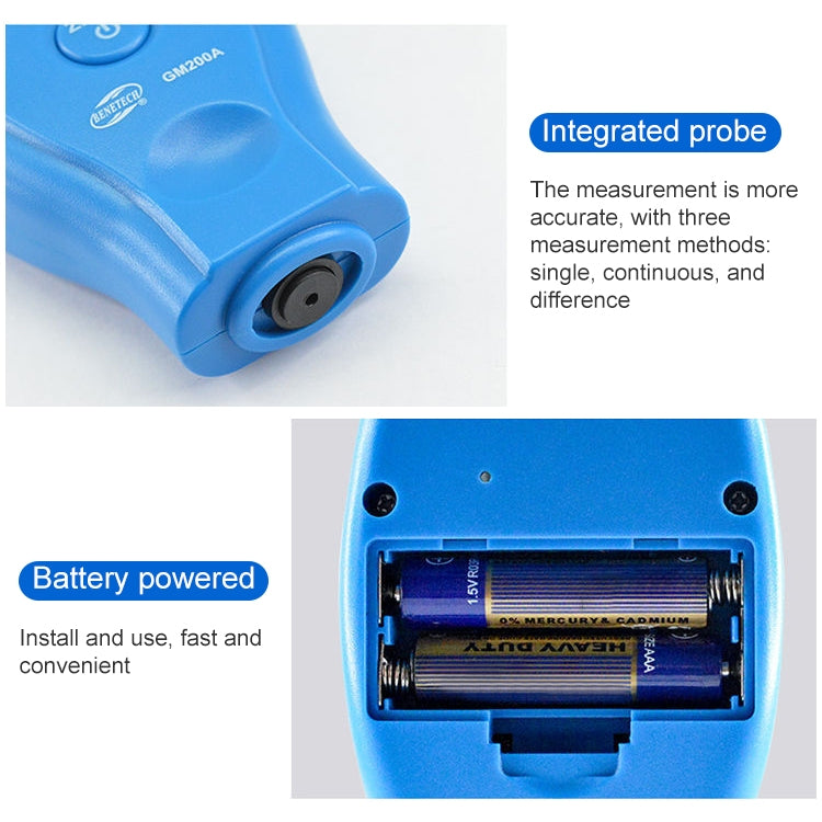 Wintact WT200 Film Coating Thickness Gauge - free shipping - PMC Jewellery - Order now!