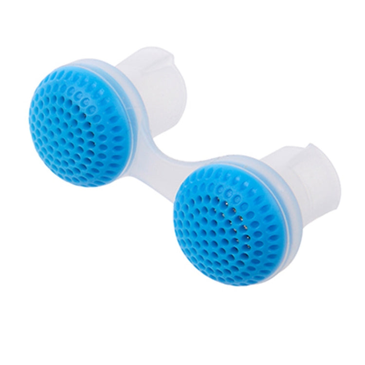 2 PCS 2 in 1 ABS Silicone Anti Snoring Air Purifier(Blue) - free shipping - PMC Jewellery - Order now!