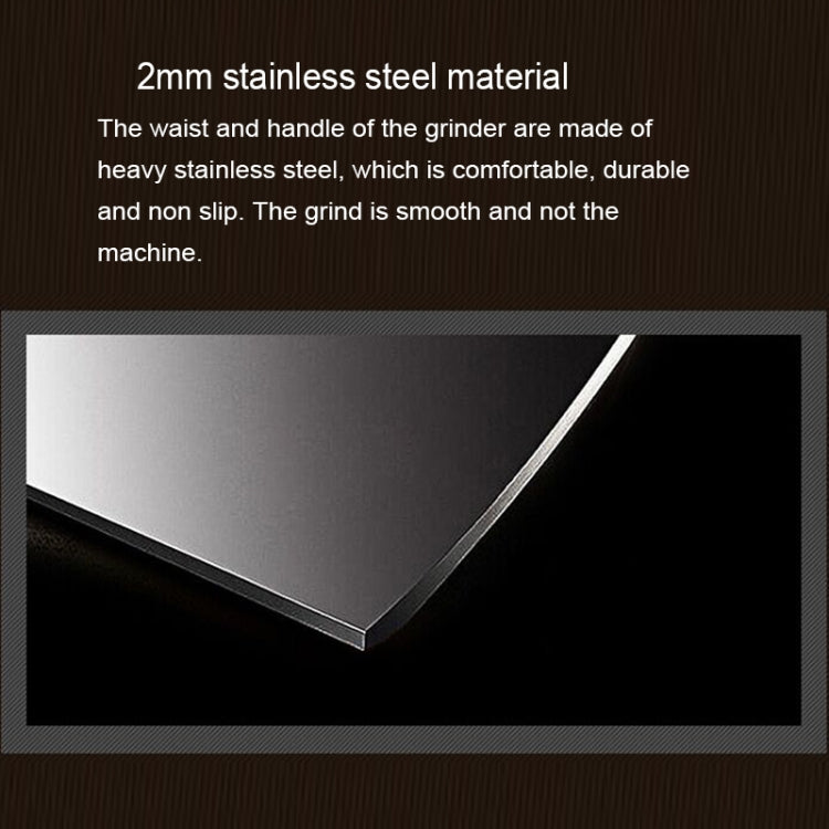 Portable Conical Burr Mill Manual Spice Herbs Hand Grinding Machine Coffee Grinder, Capacity: 36g