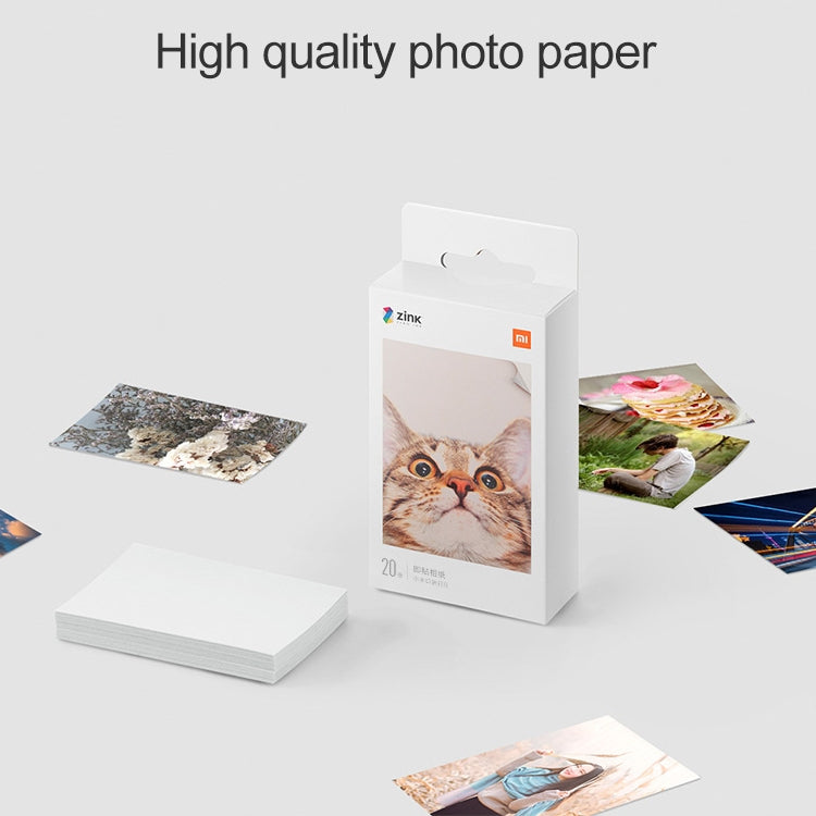 50 PCS Original Xiaomi Print Photographic Paper Paste Paper for Xiaomi Pocket Photo Printer - free shipping - PMC Jewellery - Order now!