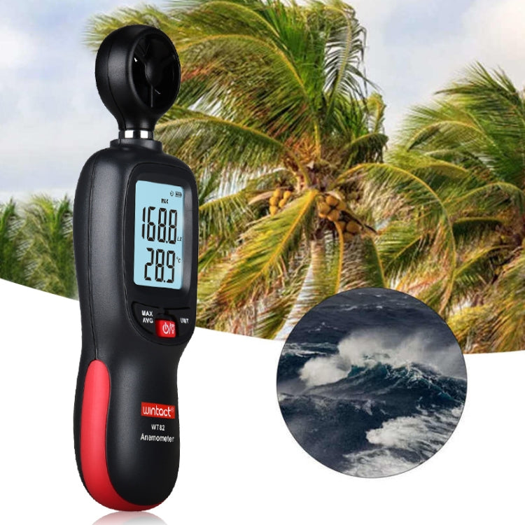 Wintact WT82B Bluetooth Wind Anemometer Data Logger Air Velocity Meter