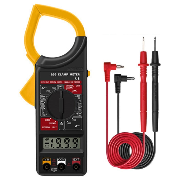ANENG 266X Automatic High-Precision Clamp Multimeter with Buzzer (Yellow) - free shipping - PMC Jewellery - Order now!