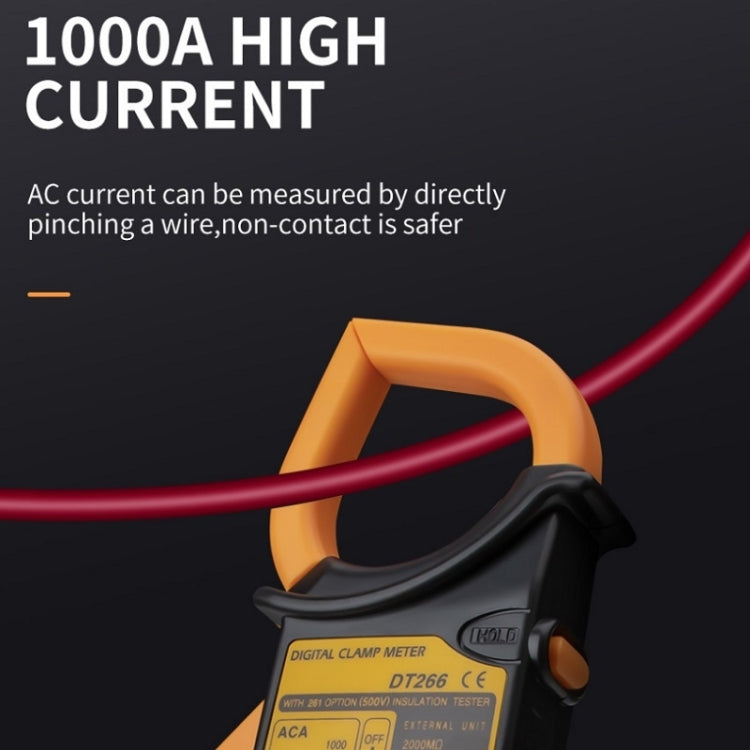 ANENG 266X Automatic High-Precision Clamp Multimeter with Buzzer (Yellow) - free shipping - PMC Jewellery - Order now!
