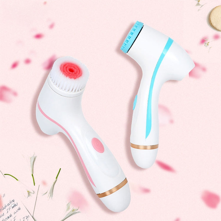 CNaier AE-868 Battery-powered Silicone Ultrasonic Vibration Face Skin Care Electric Facial Cleanser (Pink) - free shipping - PMC Jewellery - Order now!