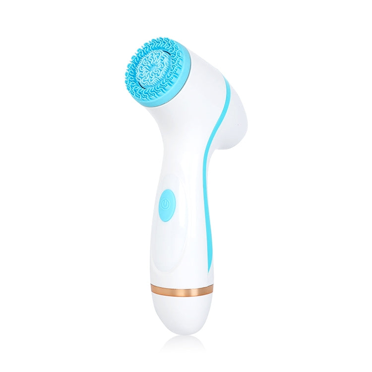CNaier AE-868 Battery-powered Silicone Ultrasonic Vibration Face Skin Care Electric Facial Cleanser (Blue) - free shipping - PMC Jewellery - Order now!