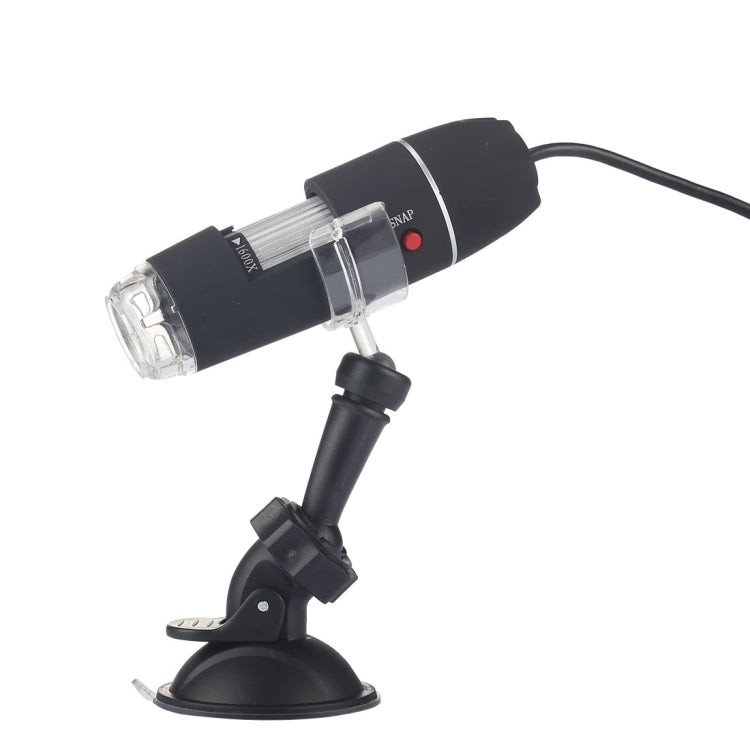1600X Magnifier HD 0.3MP Image Sensor 2 in 1 USB Digital Microscope with 8 LED & Professional Stand - Digital Microscope by PMC Jewellery | Online Shopping South Africa | PMC Jewellery | Buy Now Pay Later Mobicred