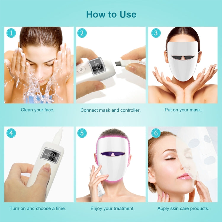 Xpreen Blue & Red Light Therapy Acne Treatment Face Mask - free shipping - PMC Jewellery - Order now!