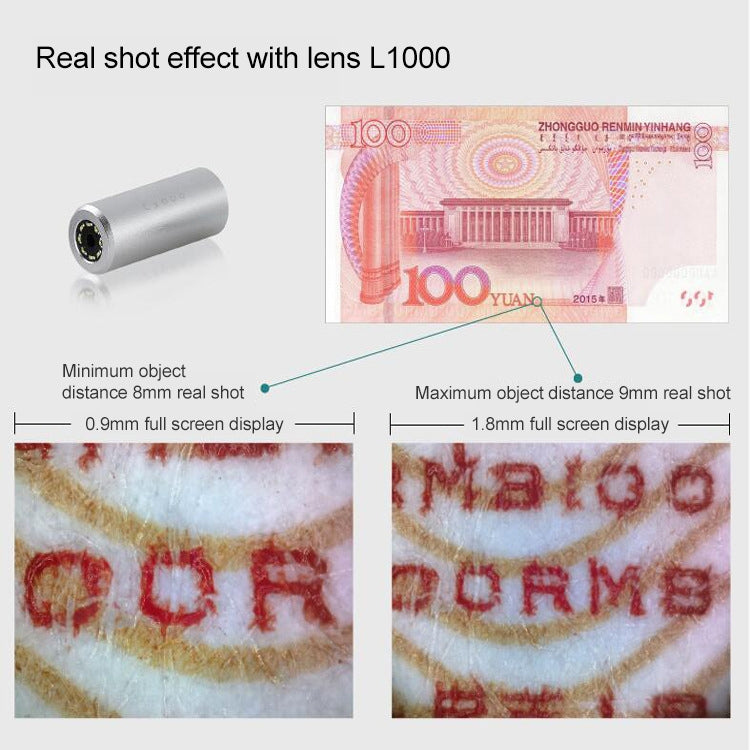 Supereyes L1000 1000X Electronic Microscope Lens Accessories for HCB0990 - free shipping - PMC TechLife - Order now!