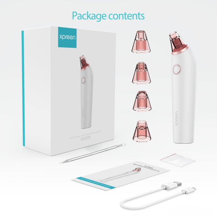 XPREEN XPRE027 Blackhead Remover Rechargeable Electric Microcrystalline IPL Pore Cleaner(White) - free shipping - PMC Jewellery - Order now!